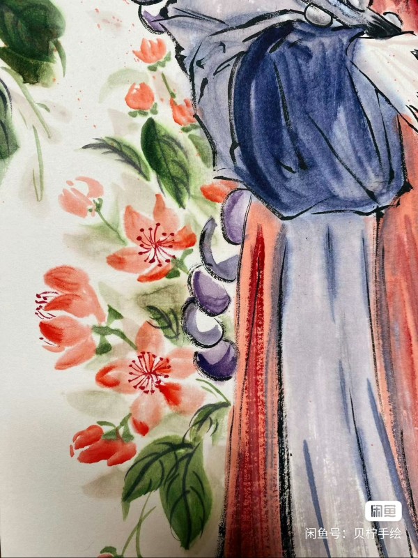 Beining's ONE PIECE Yamato in Han costume Chinese painting