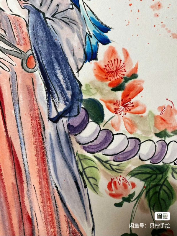Beining's ONE PIECE Yamato in Han costume Chinese painting