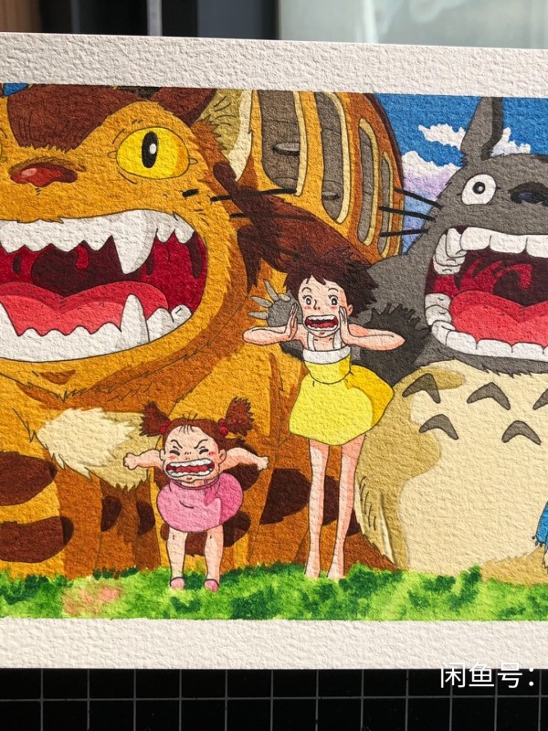Little's MY NEIGHBOUR TOTORO Watercolor Painting