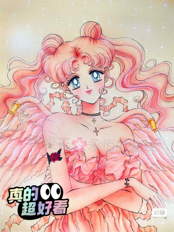 LanYi's SAILOR MOON Tsukino Usagi Hot Sexy Hand drawing with marker