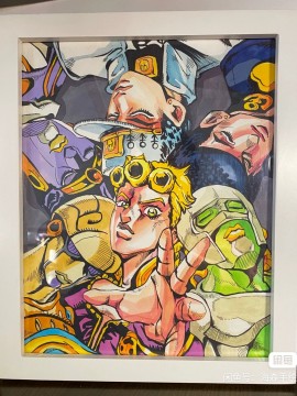 Haisen's JoJo's Bizarre Adventure Family Portrait Watercolor Painting
