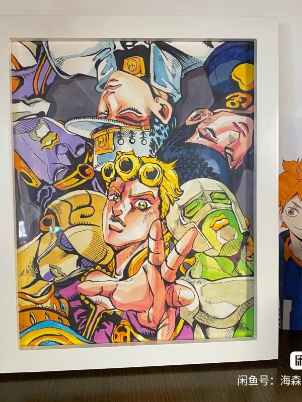 Haisen's JoJo's Bizarre Adventure Family Portrait Watercolor Painting