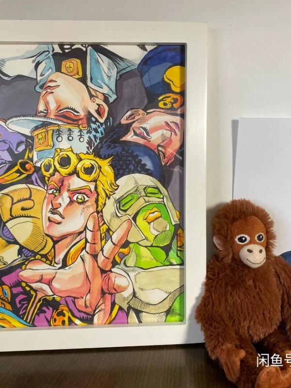 Haisen's JoJo's Bizarre Adventure Family Portrait Watercolor Painting
