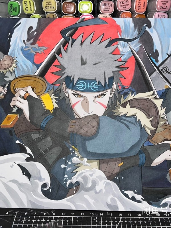 Obt's NARUTO Senju Tobirama Hand drawing with marker
