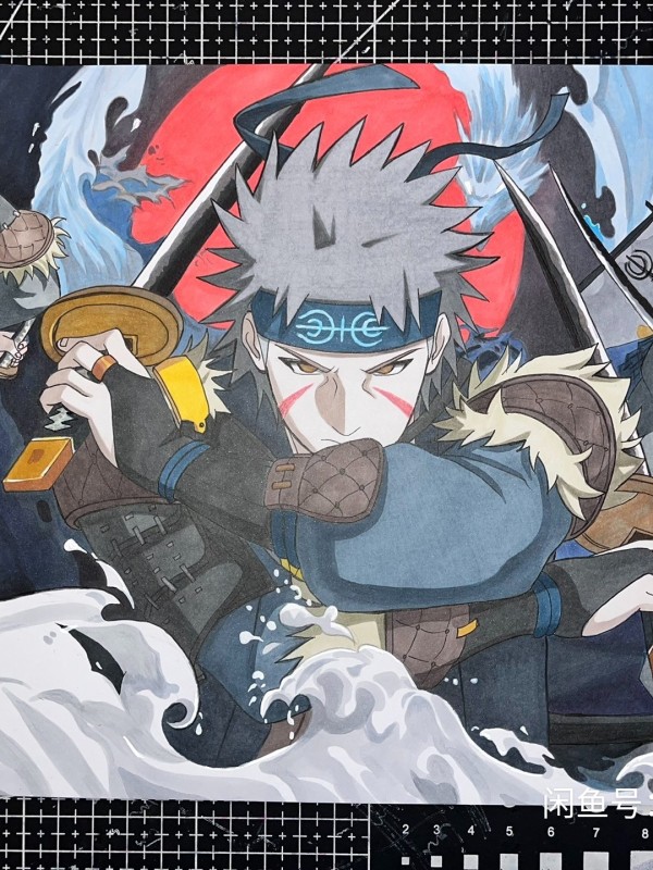 Obt's NARUTO Senju Tobirama Hand drawing with marker