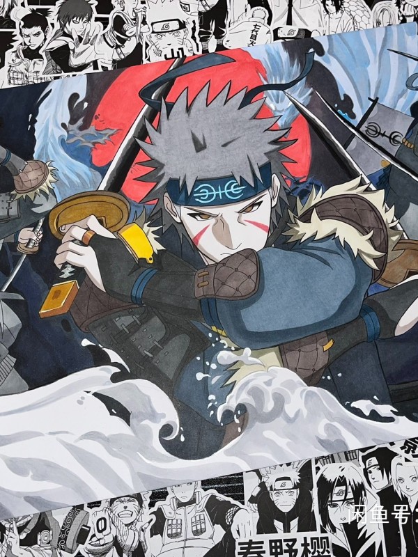 Obt's NARUTO Senju Tobirama Hand drawing with marker