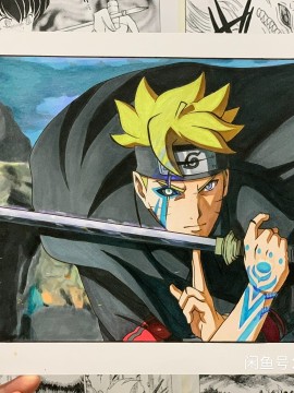 Obt's NARUTO Family Portrait Hand drawing with marker