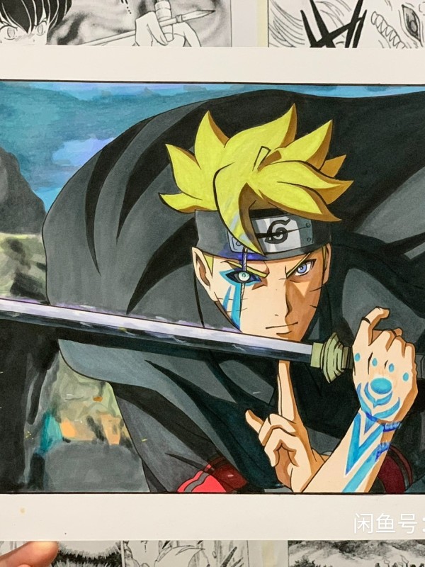 Obt's NARUTO Family Portrait Hand drawing with marker