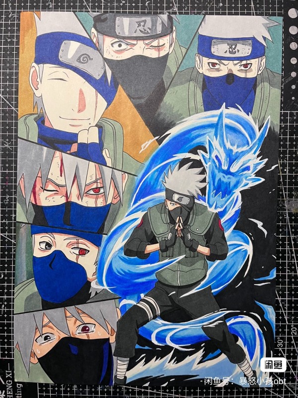 Obt's NARUTO Family Portrait Hand drawing with marker