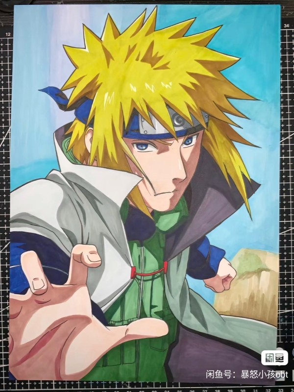 Obt's NARUTO Family Portrait Hand drawing with marker