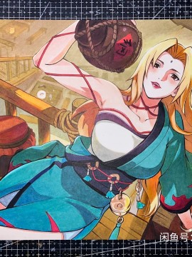 Obt's NARUTO Tsunade Hot Sexy Hand drawing with marker