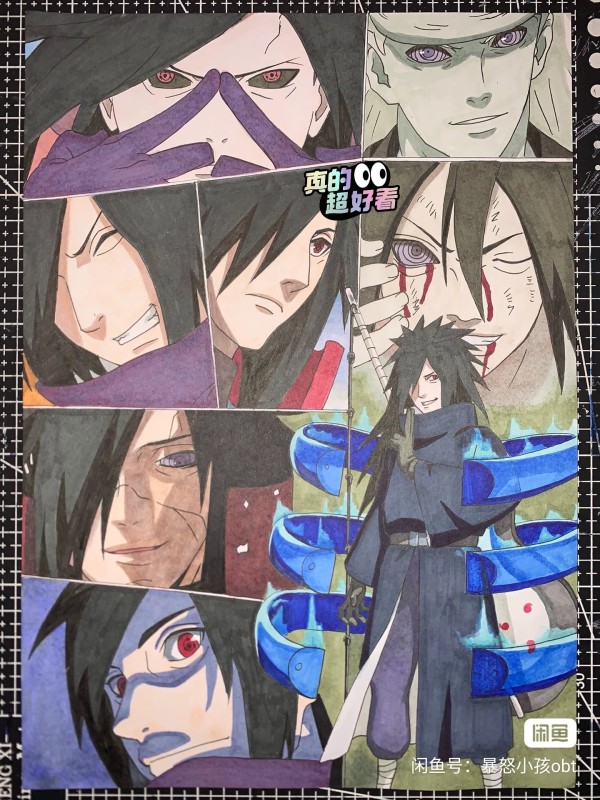 Obt's NARUTO Family Portrait Hand drawing with marker