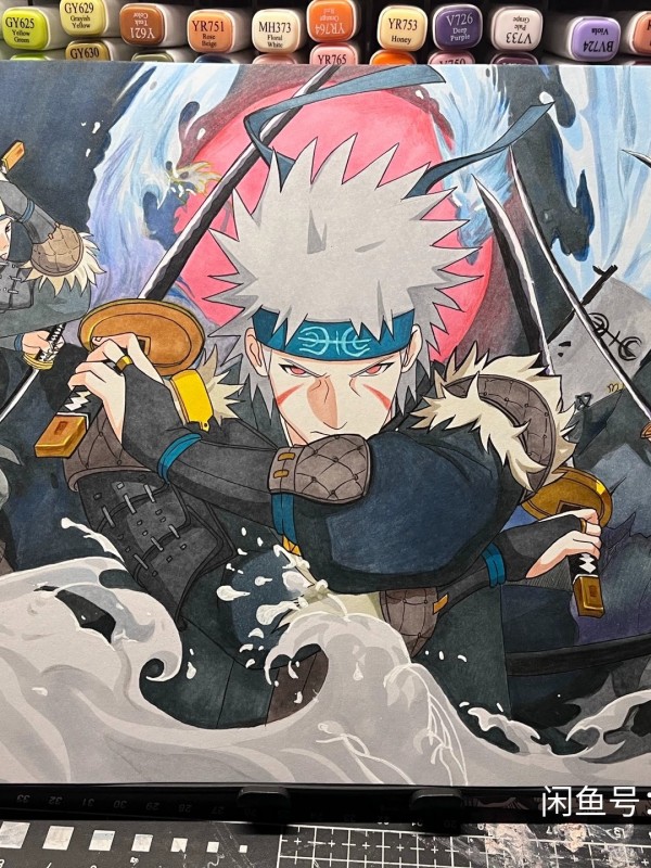 Obt's NARUTO Senju Tobirama Hand drawing with marker