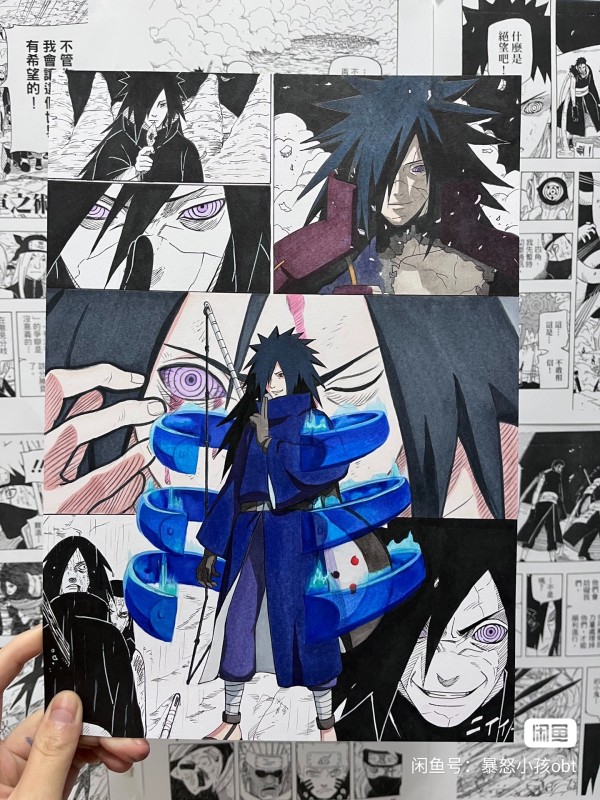 Obt's NARUTO Family Portrait Hand drawing with marker