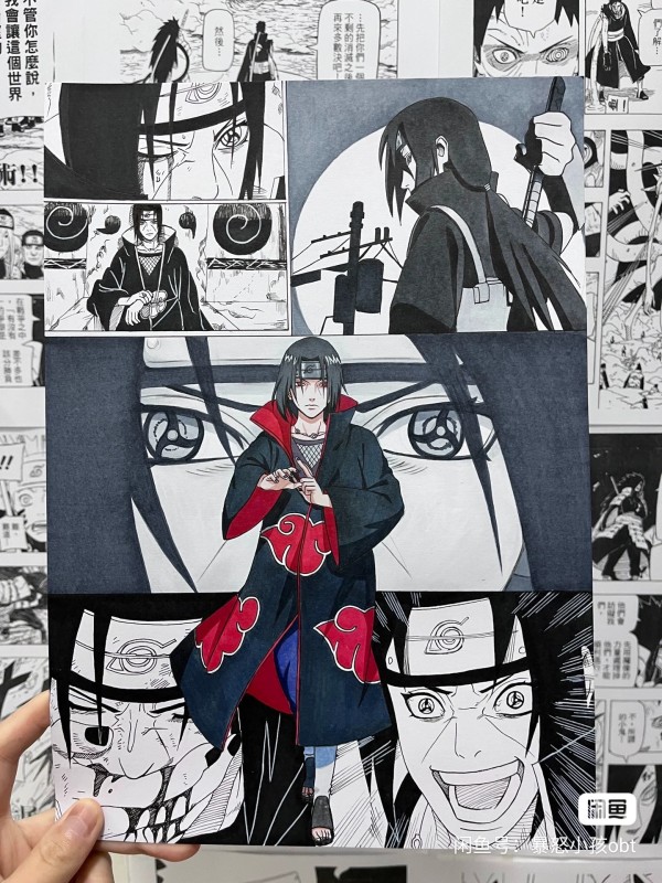 Obt's NARUTO Family Portrait Hand drawing with marker