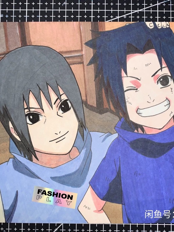 Obt's NARUTO Family Portrait Hand drawing with marker