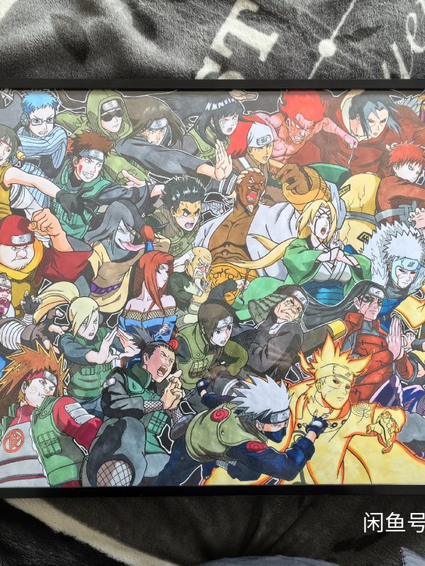 Xiao's NARUTO Huge Family Portrait Hand drawing with marker