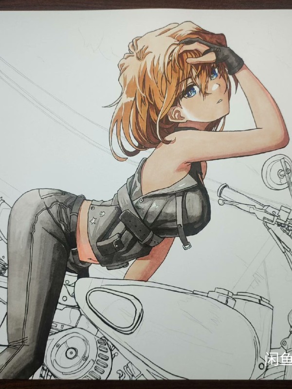 XiaKe's Case Closed Vi Graythorn Hot Sexy Hand drawing with marker