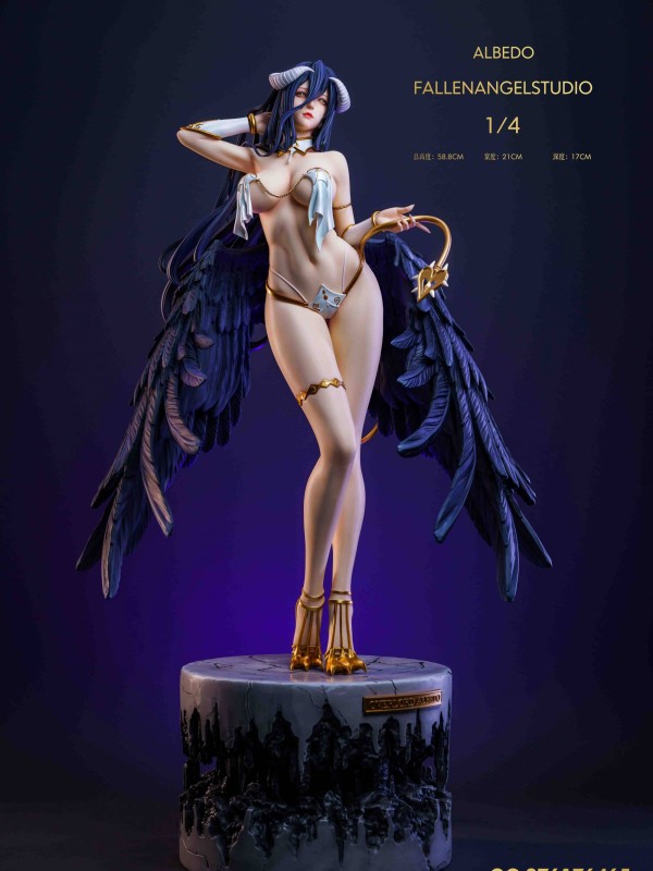 FA Studio Overload Bikini Series Albedo 1/4 Hot Sexy Statue Deluxe Ver. Cast Off