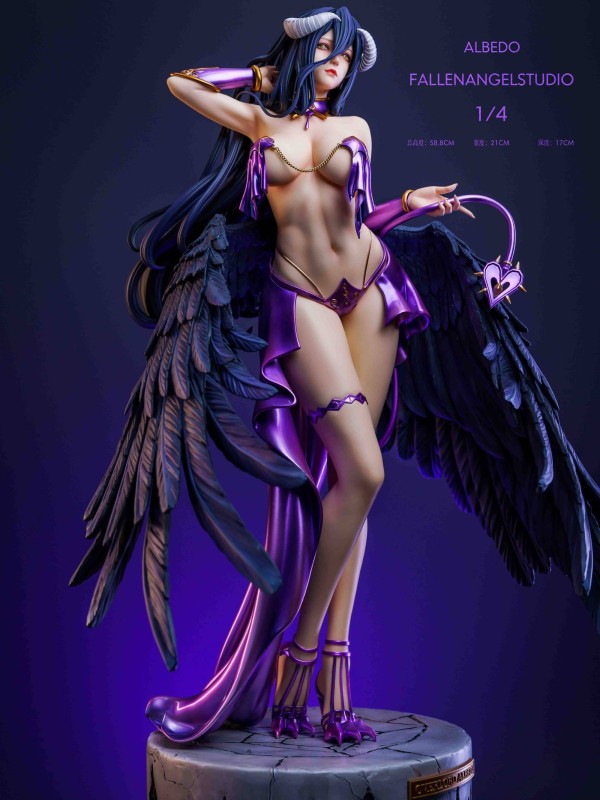 FA Studio Overload Bikini Series Albedo 1/4 Hot Sexy Statue Deluxe Ver. Cast Off